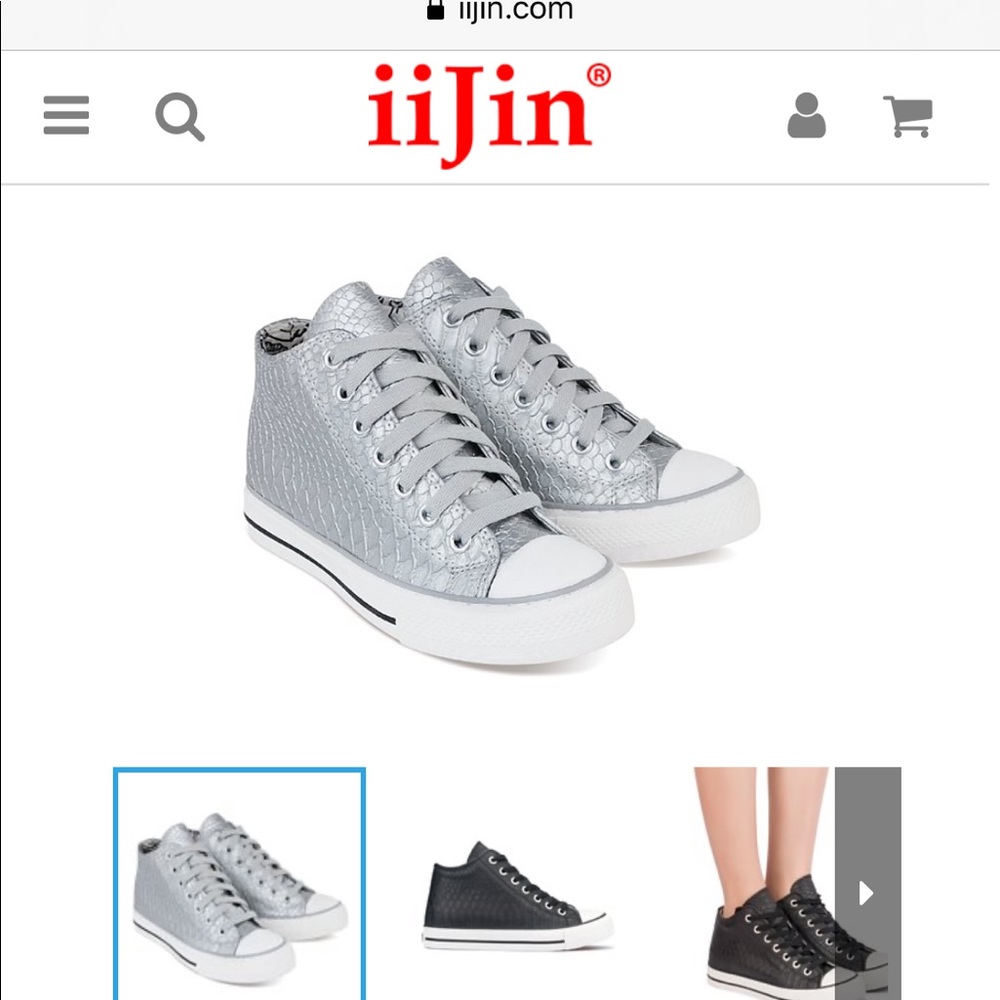 High Top Hidden Wedge Sneaker